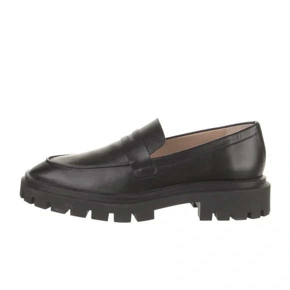 Stuart Weitzman // Ultralug Penny Loafer - Black - Picture 2 of 15